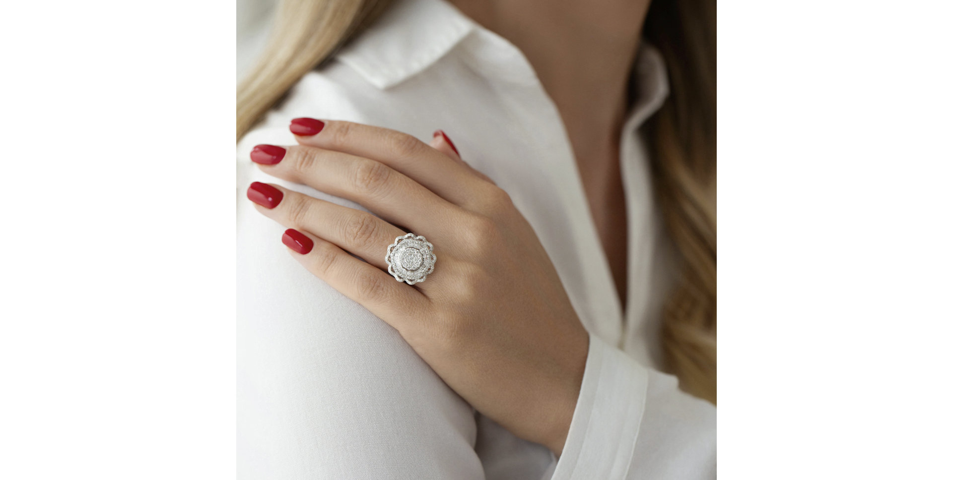 Prsten s diamanty Brigitte