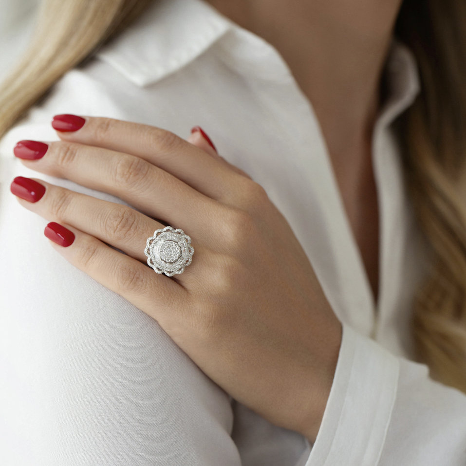 Prsten s diamanty Brigitte