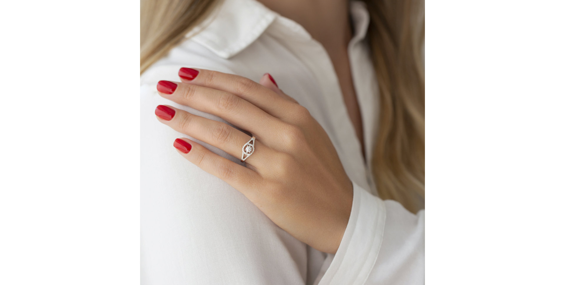 Prsten s diamanty Glossy Future