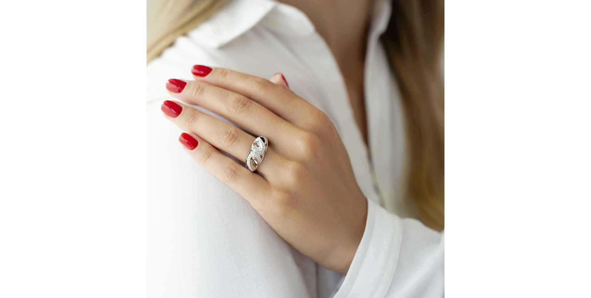 Prsten s diamanty Wonderful Spaceship