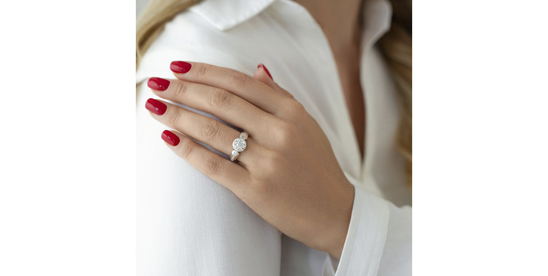 Prsten s diamanty Lydie