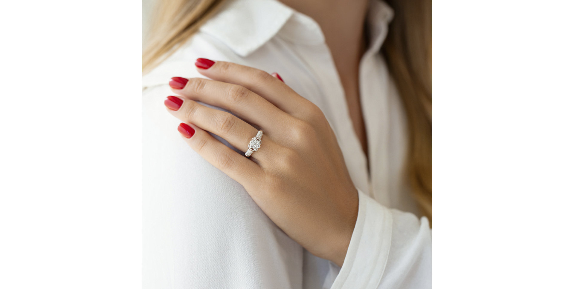 Prsten s diamanty Crisp Love