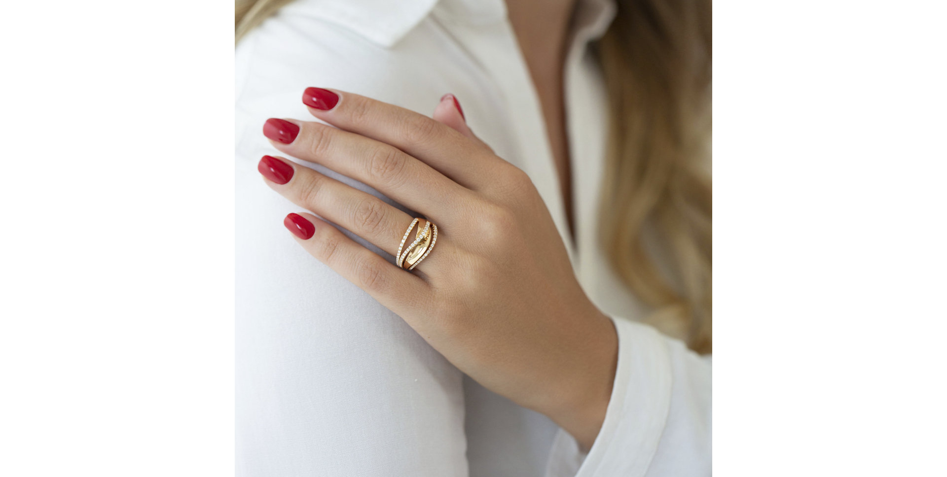 Prsten s diamanty Mathilde