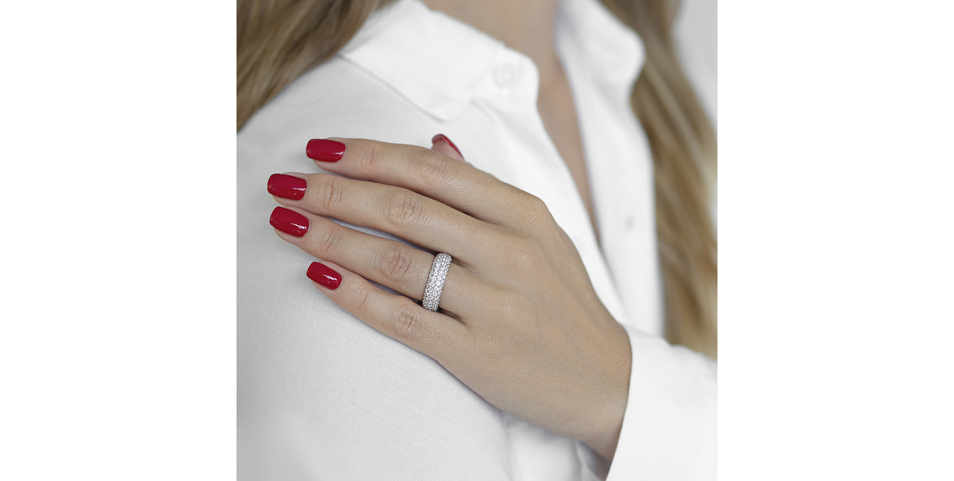 Prsten s diamanty Bénédicte