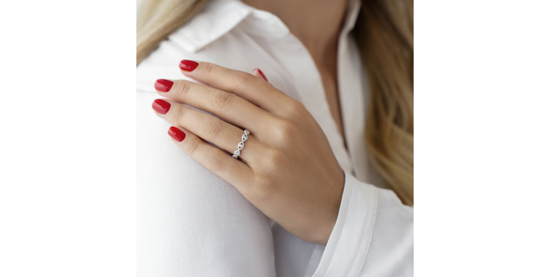 Prsten s diamanty Raïssa