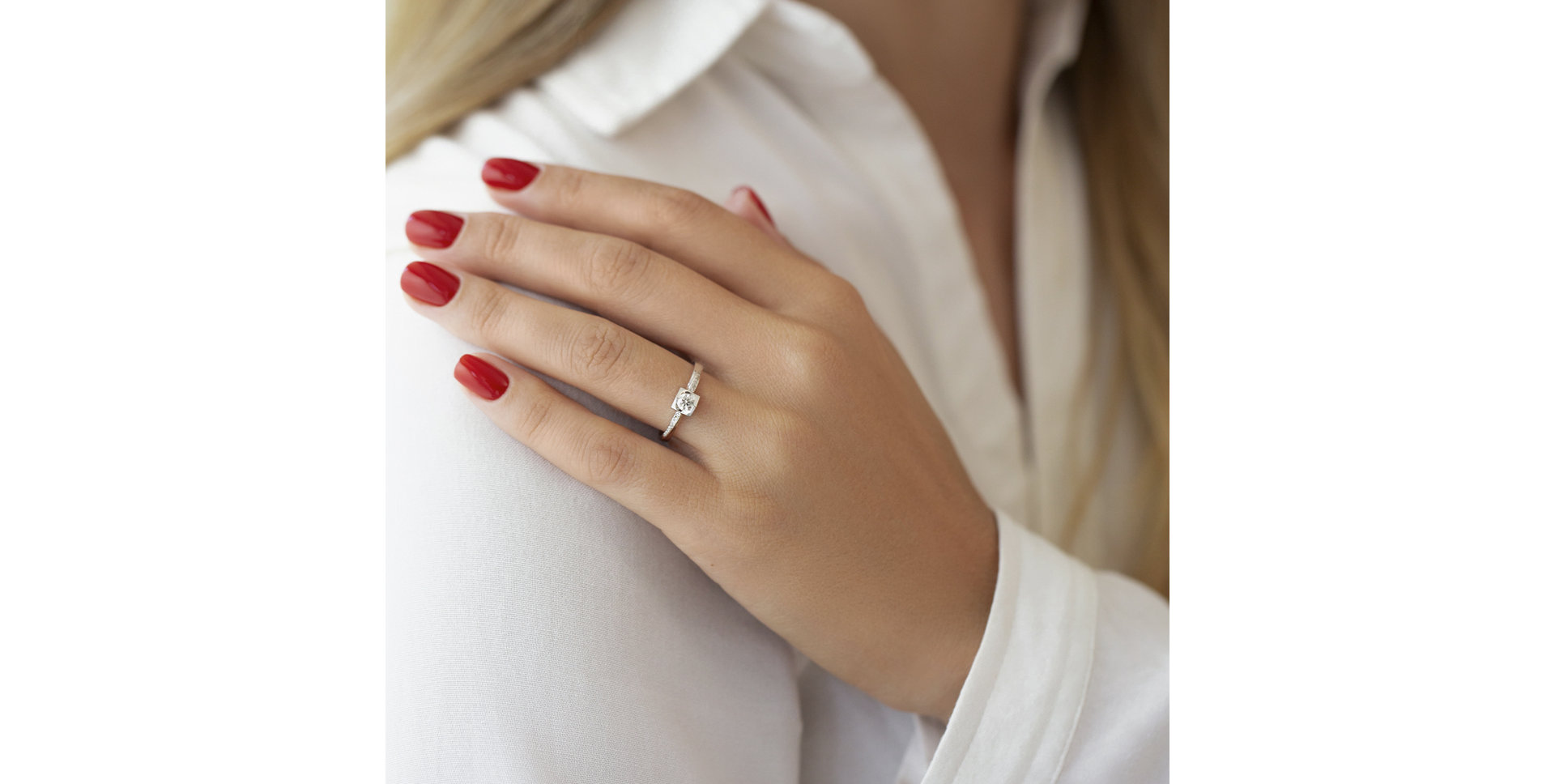 Prsten s diamanty Gentle Orb