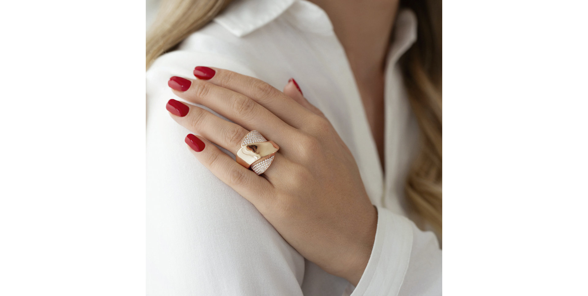 Prsten s diamanty Cyrille