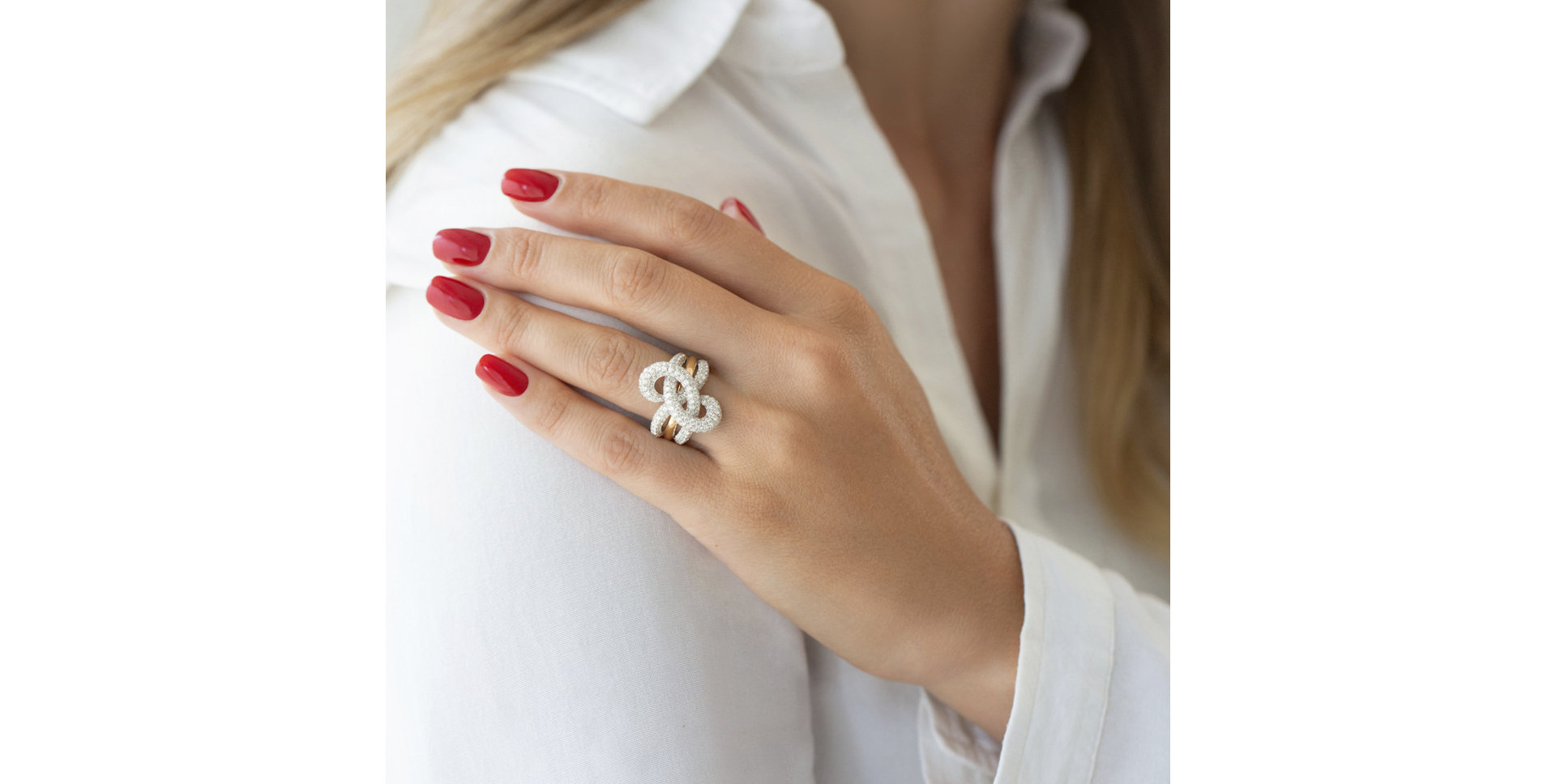 Prsten s diamanty Emotion Spiral