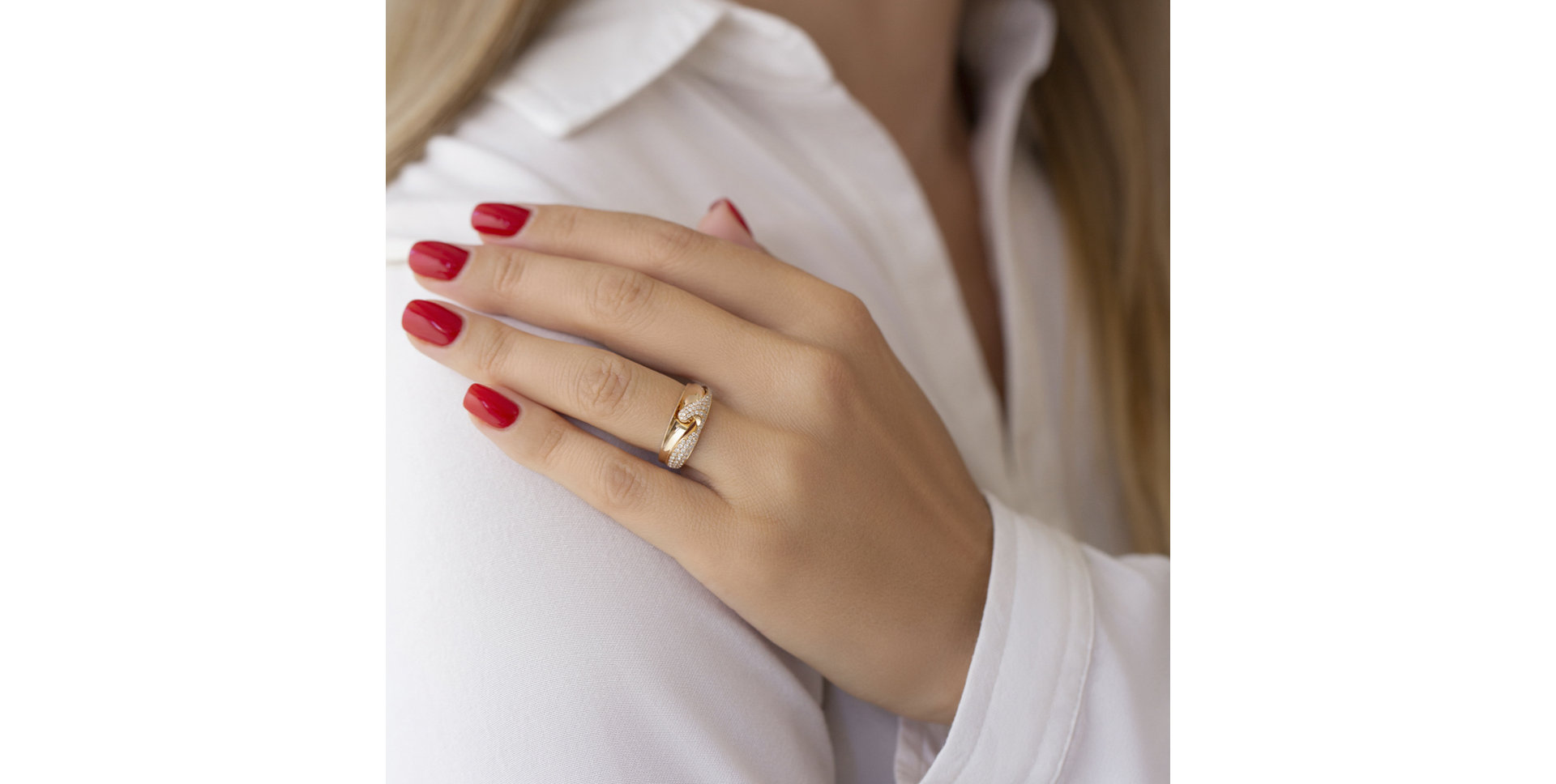 Prsten s diamanty Sunny Waves