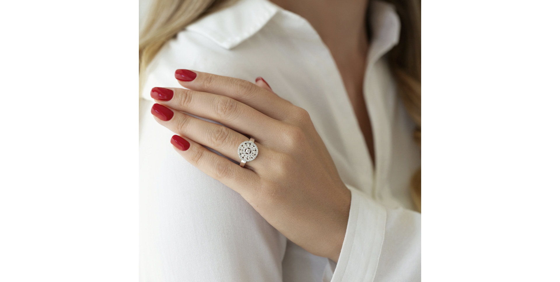 Prsten s diamanty Apollinaire