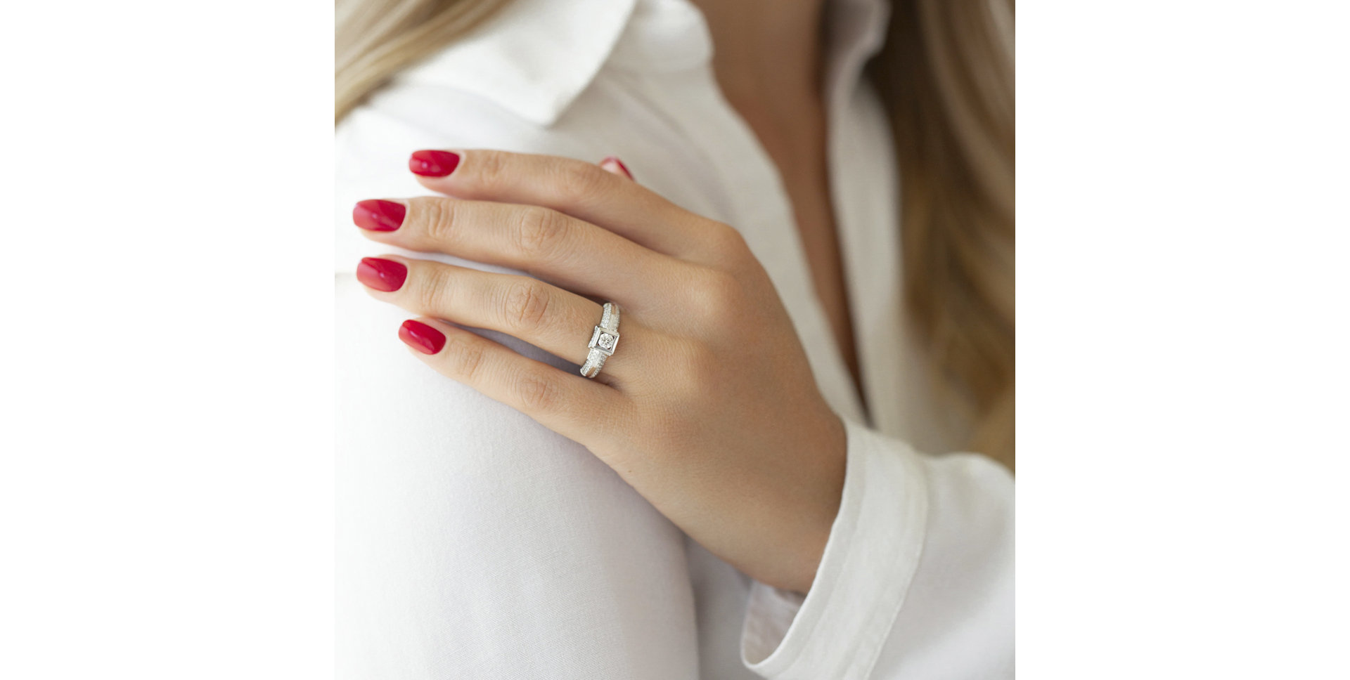 Prsten s diamanty Pietro