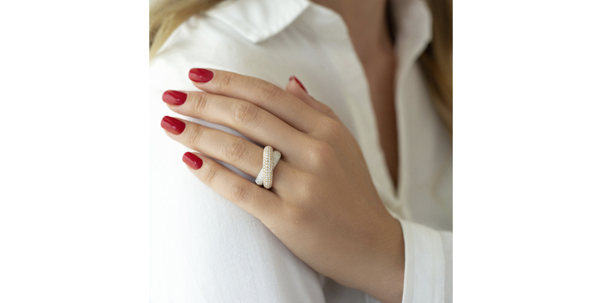 Prsten s diamanty Shiloh