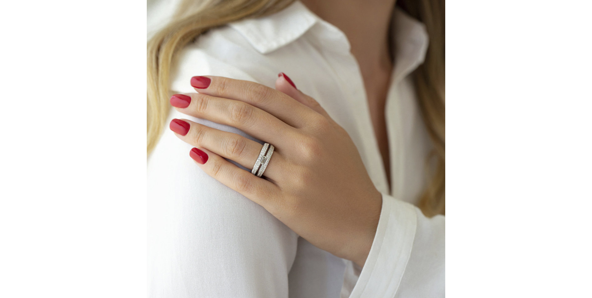 Prsten s diamanty Stars Lovers