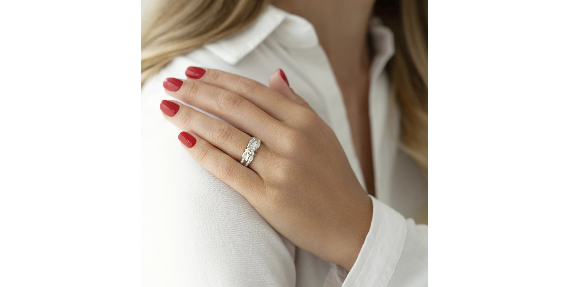 Prsten s diamanty Aimé