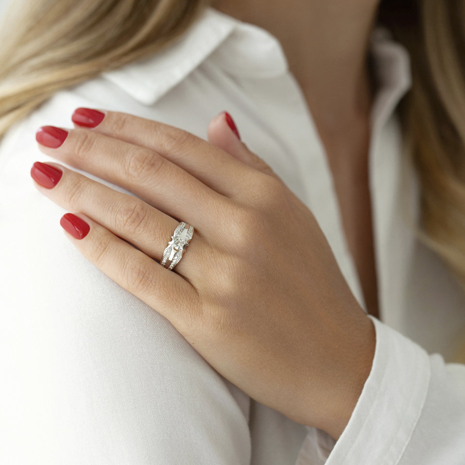 Prsten s diamanty Aimé