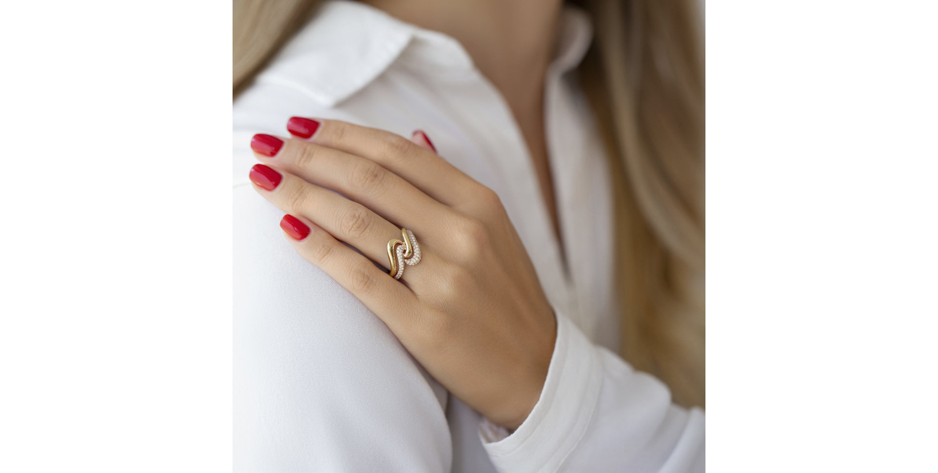 Prsten s diamanty Velonara