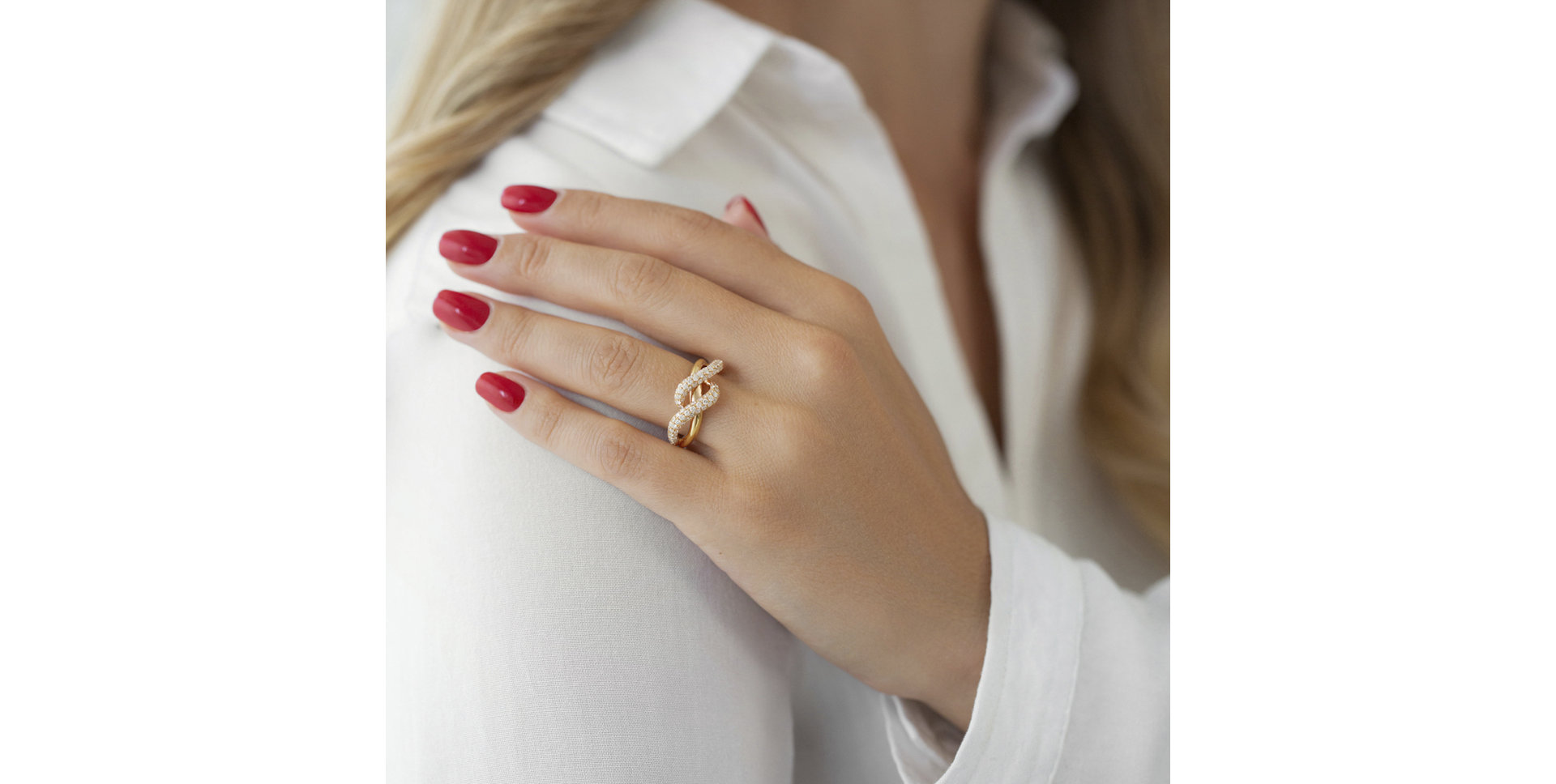 Prsten s diamanty Natashia