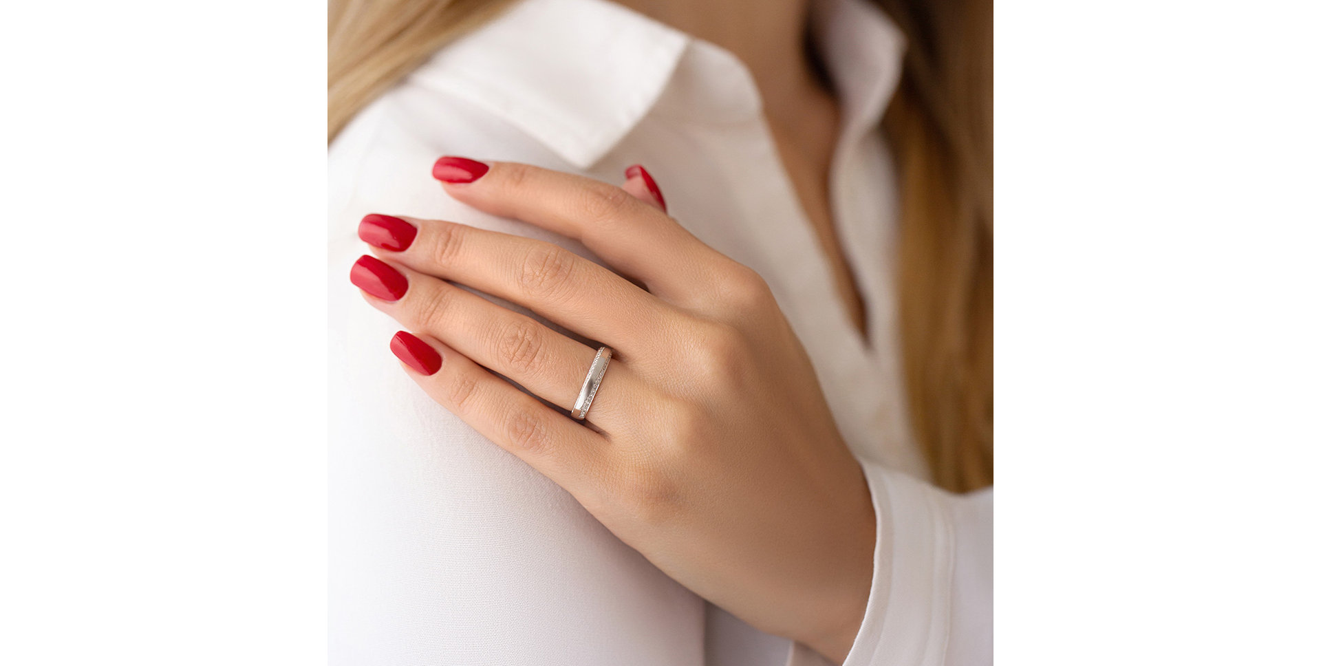 Prsten s diamanty Marsala