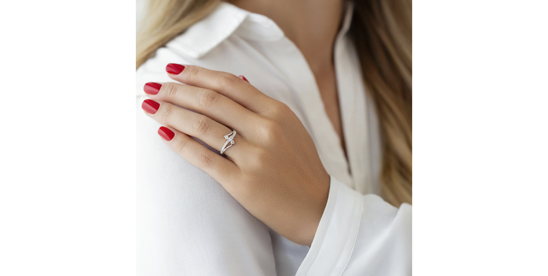 Prsten s diamanty Thérèse