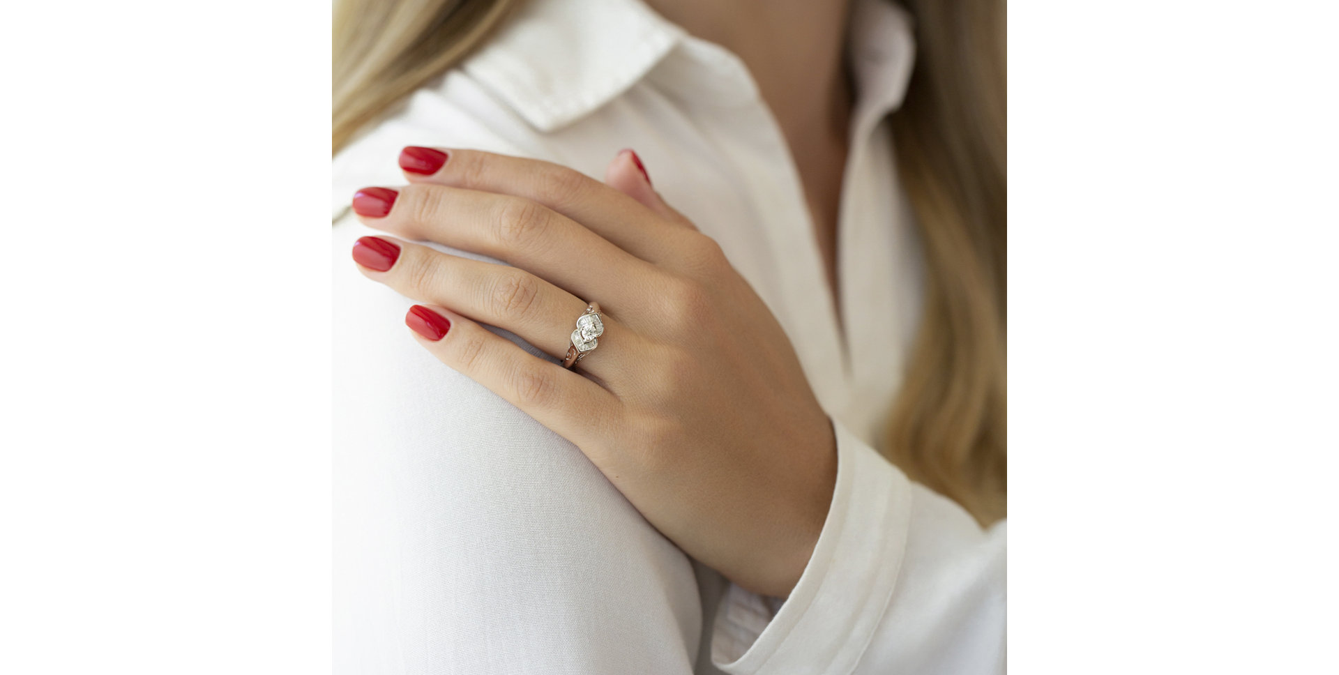 Prsten s diamanty Glamorous Scientist