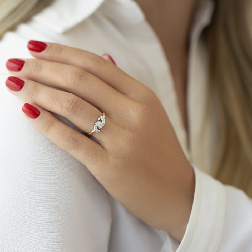 Prsten s diamanty Ruth