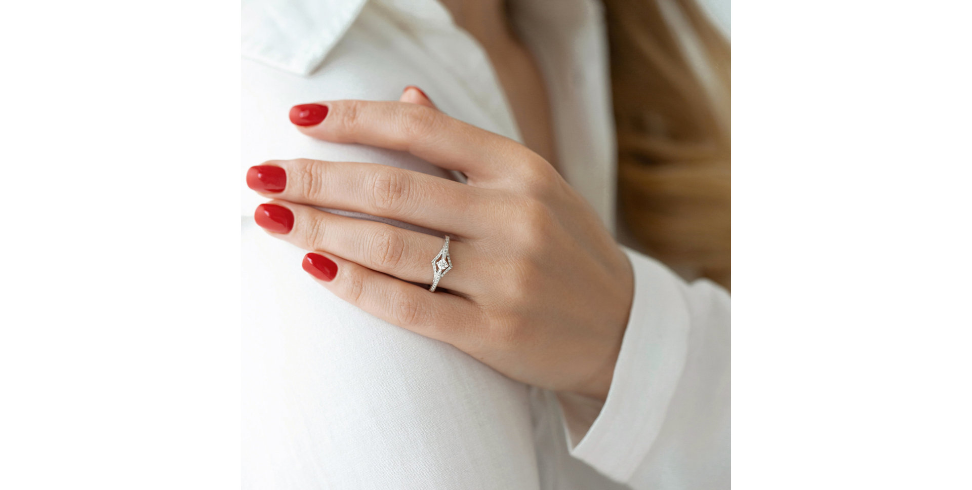 Prsten s diamanty Lucie Luck