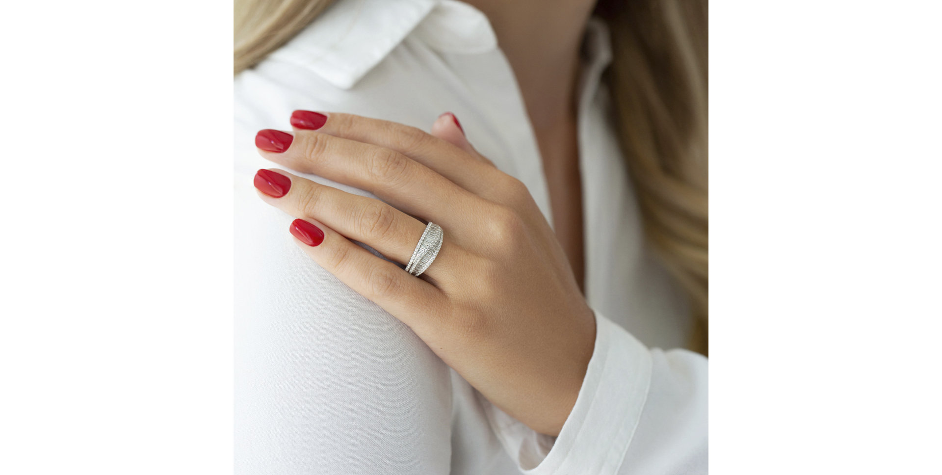 Prsten s diamanty Gontran