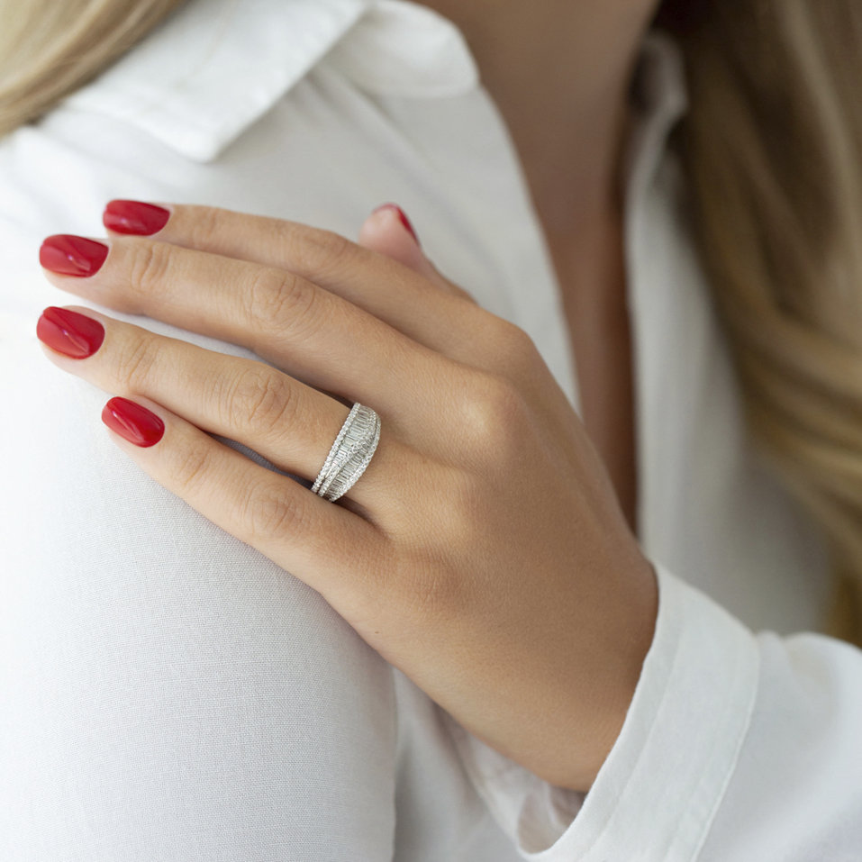 Prsten s diamanty Gontran