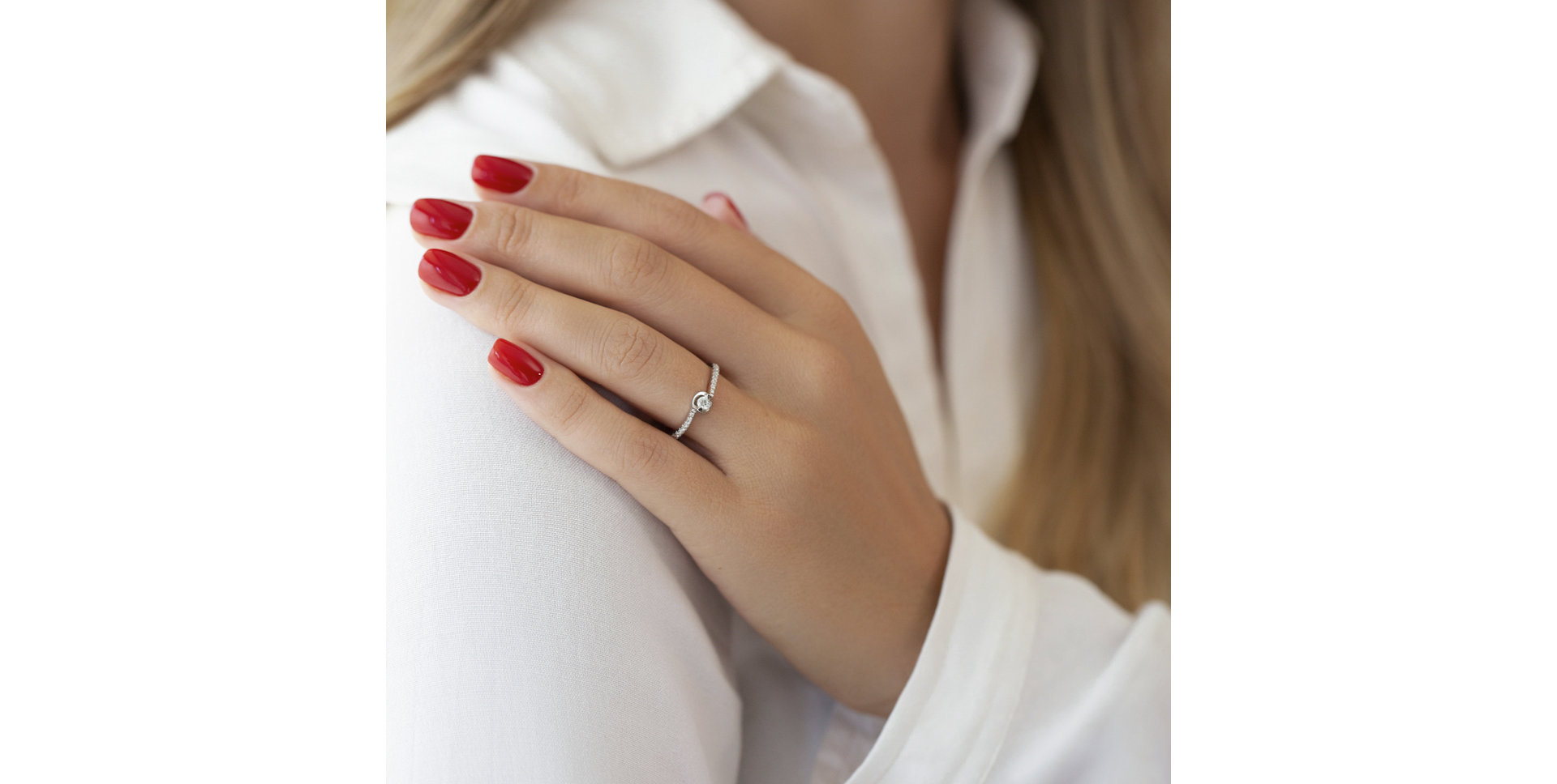 Prsten s diamanty Love Swirl