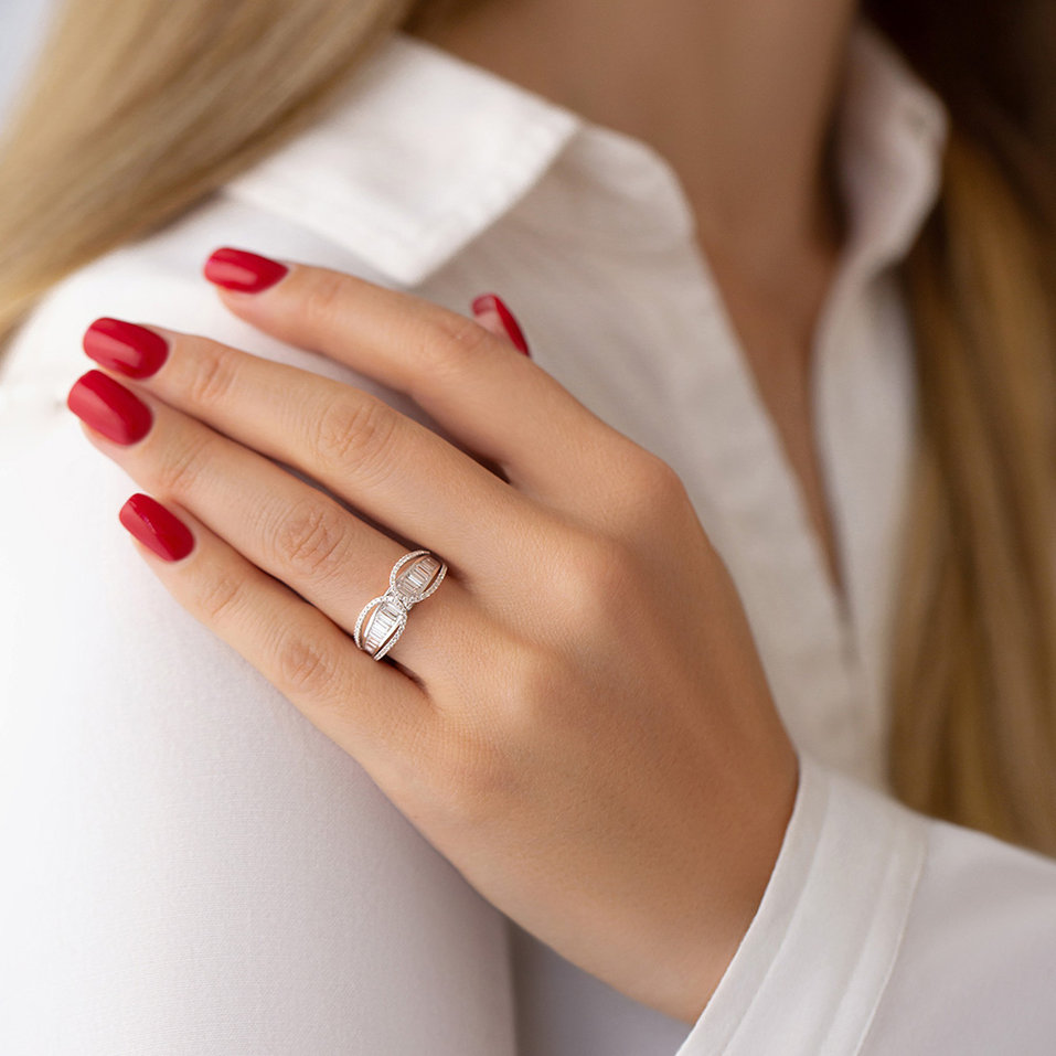 Prsten s diamanty Bérénice