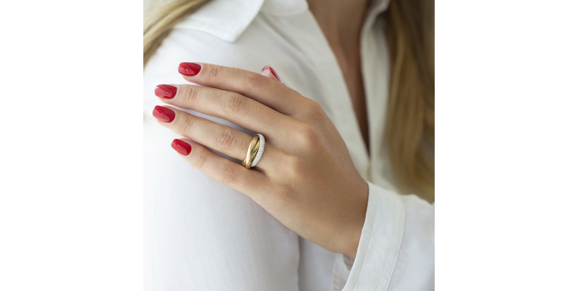 Prsten s diamanty Gladys