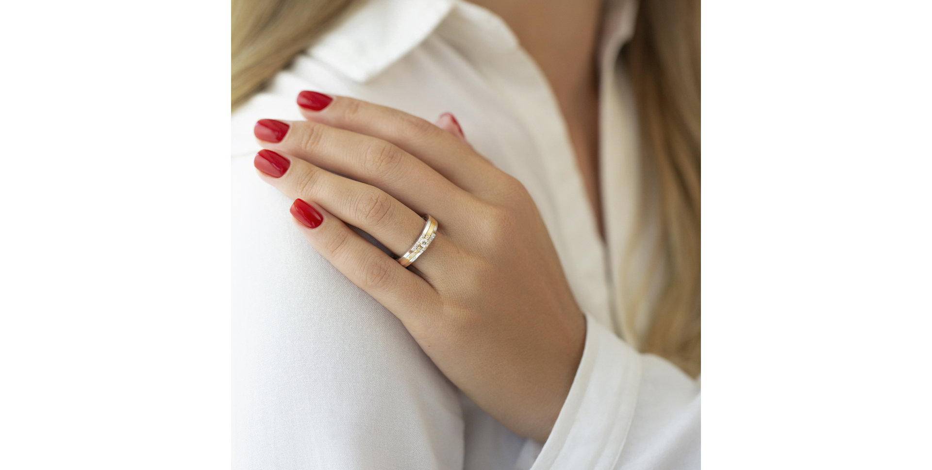 Prsten s diamanty Placide