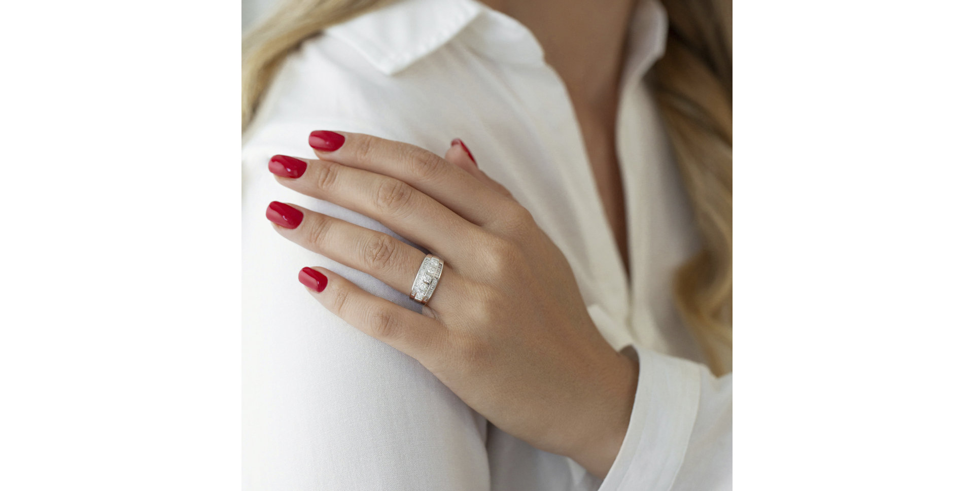 Prsten s diamanty Edwige