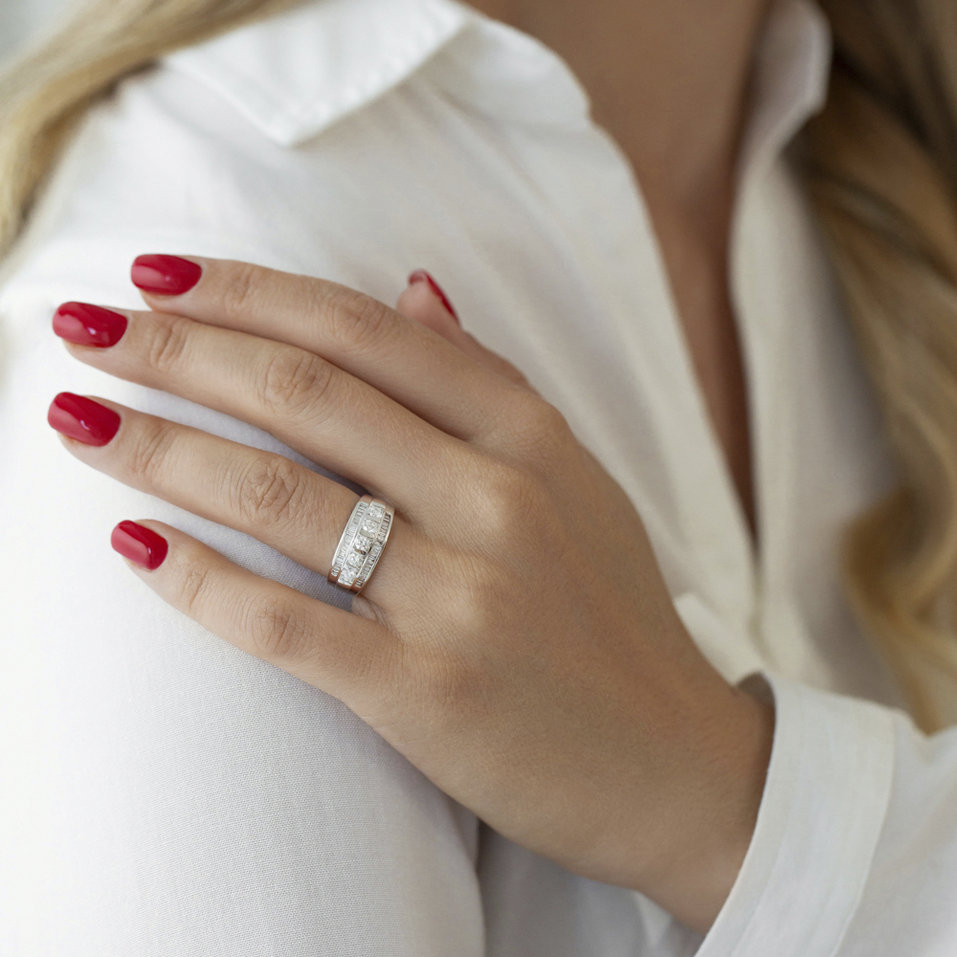 Prsten s diamanty Edwige