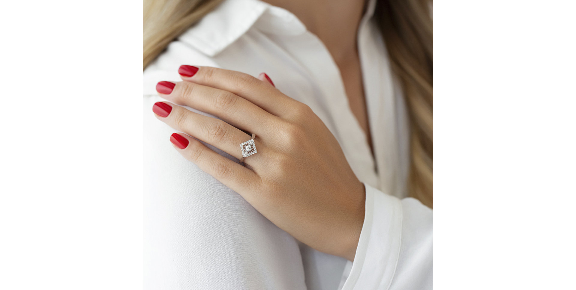 Prsten s diamanty Clarissa