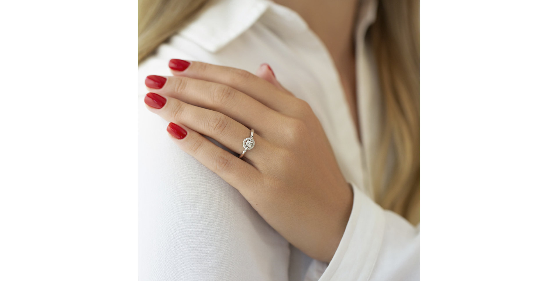 Prsten s diamanty Blandine