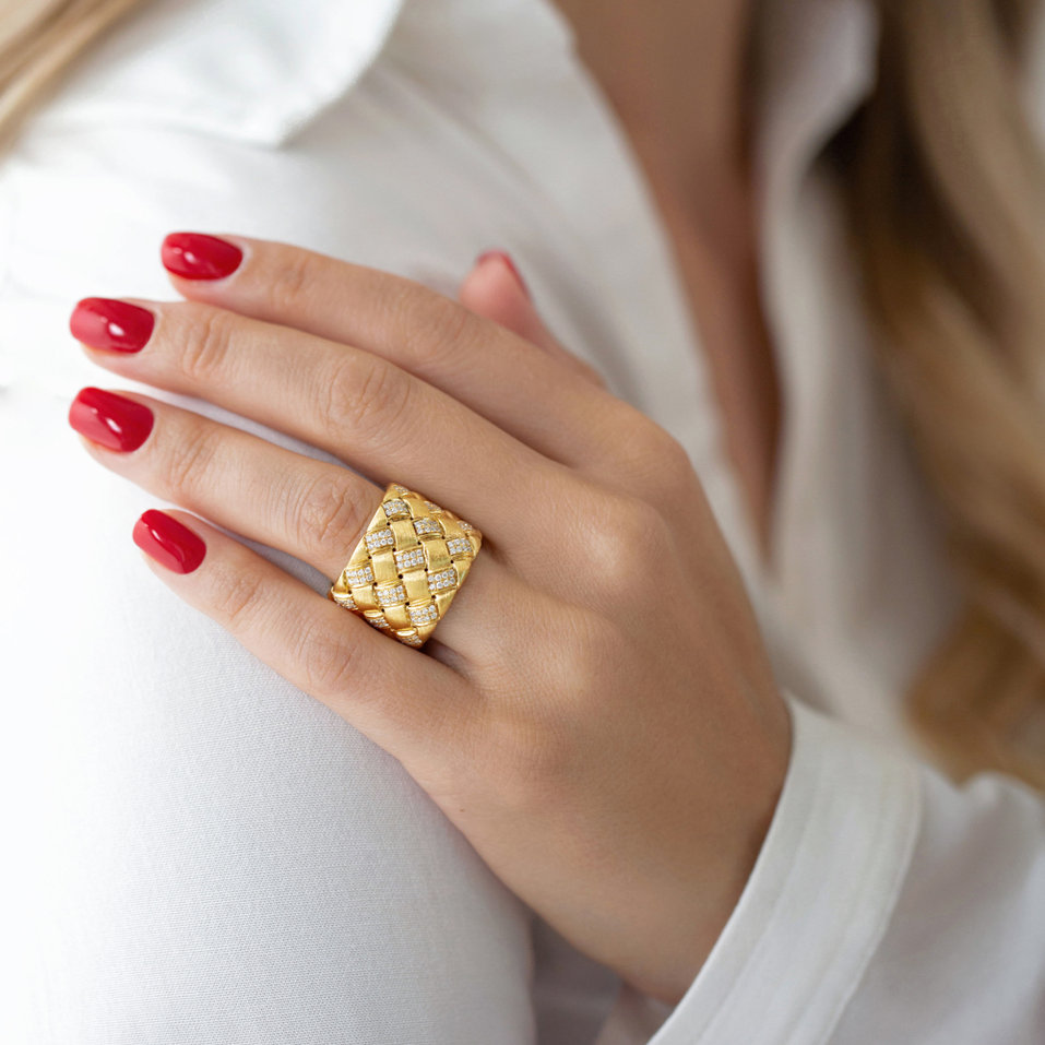 Prsten s diamanty Maud