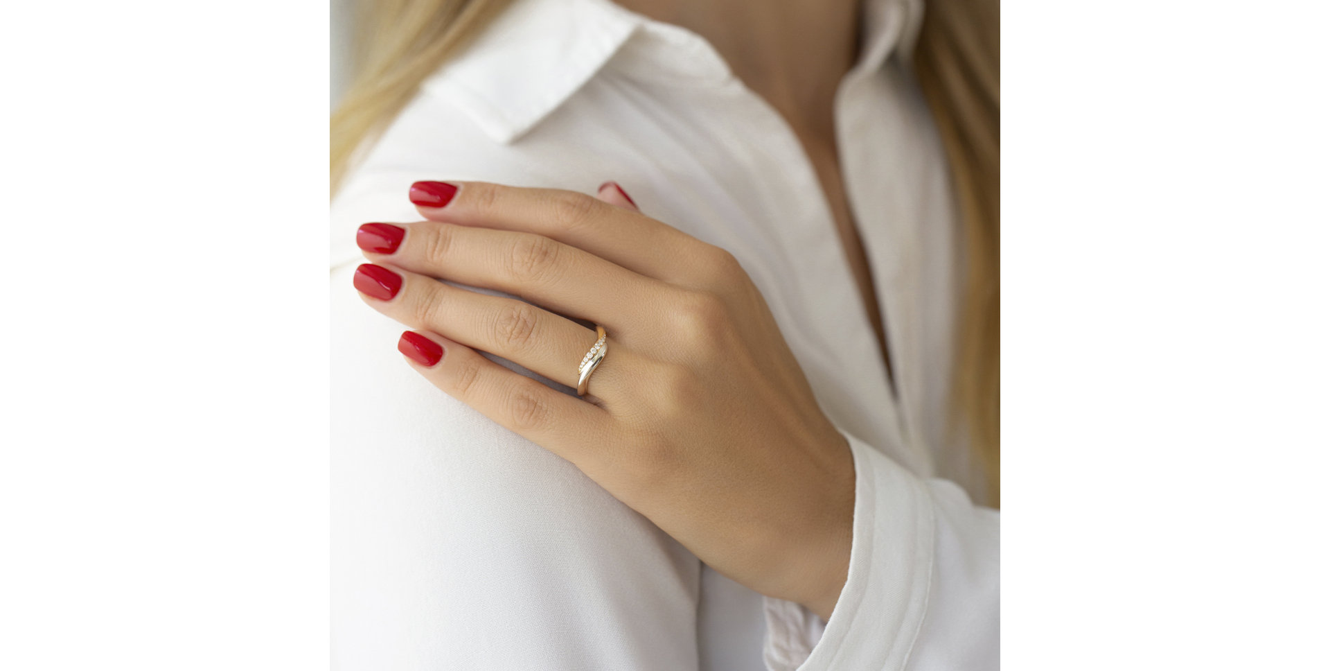 Prsten s diamanty Ewen