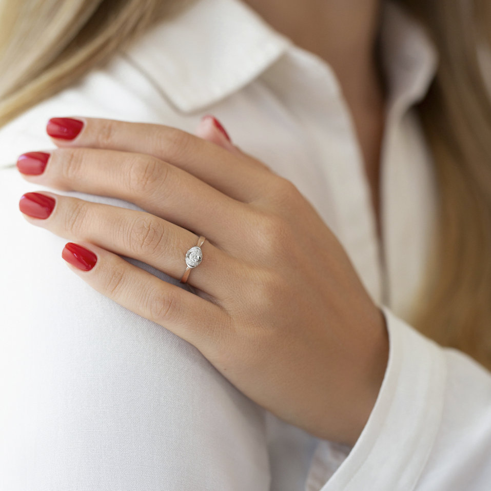 Prsten s diamanty Salomé