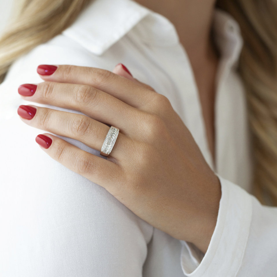 Prsten s diamanty Sally