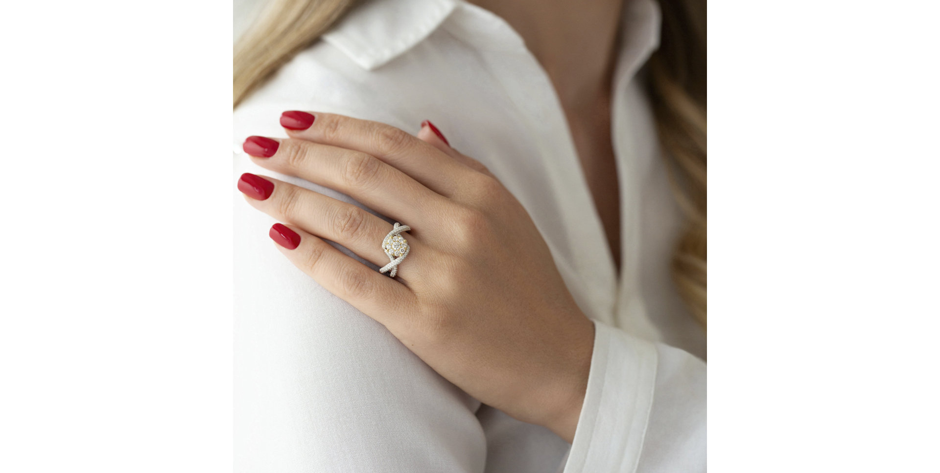 Prsten s diamanty Sylvestre