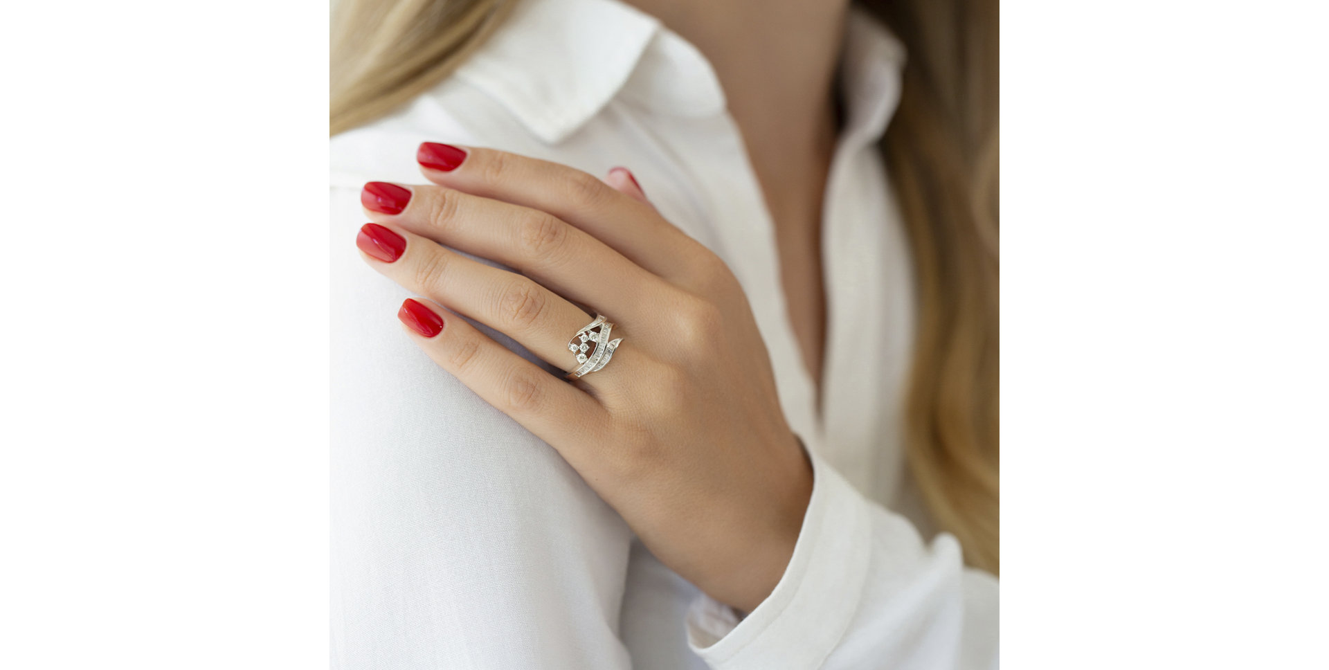 Prsten s diamanty Levandera