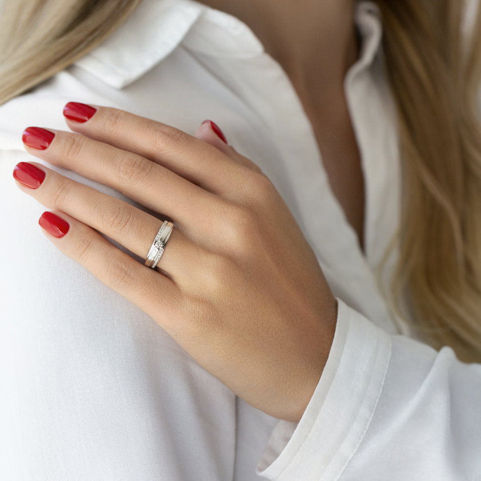 Prsten s diamanty Midnight Strong