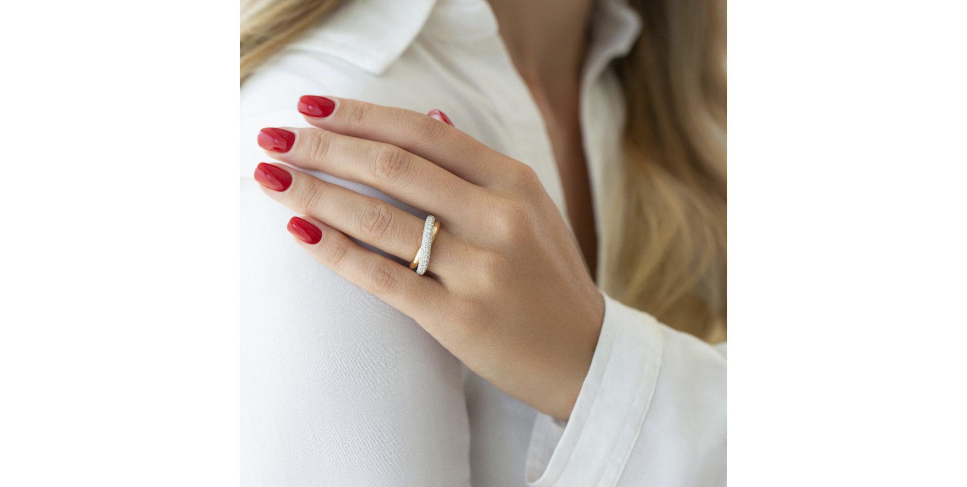 Prsten s diamanty Lorraine