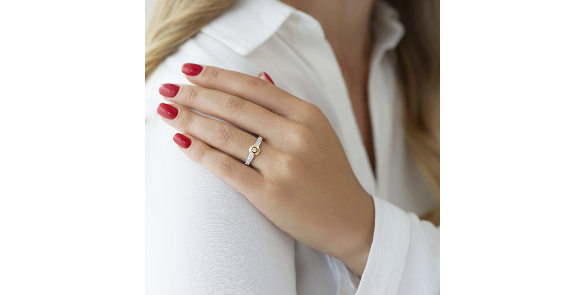 Prsten s diamanty Bertille