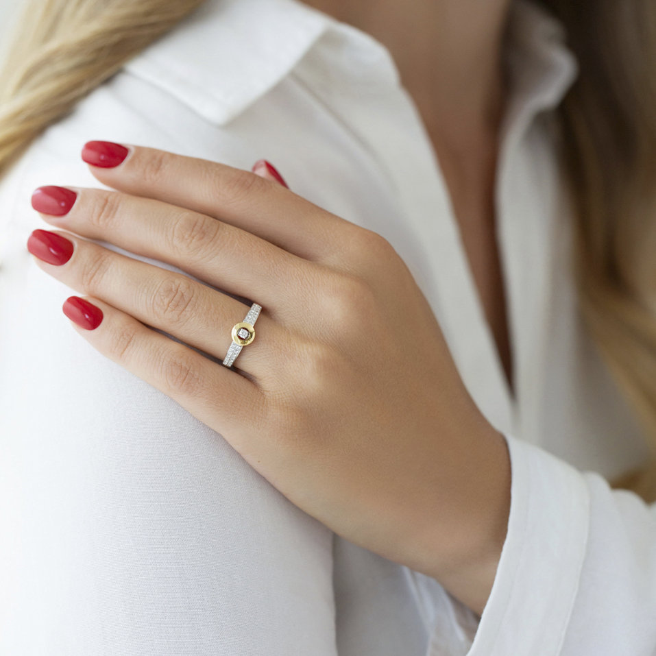 Prsten s diamanty Bertille