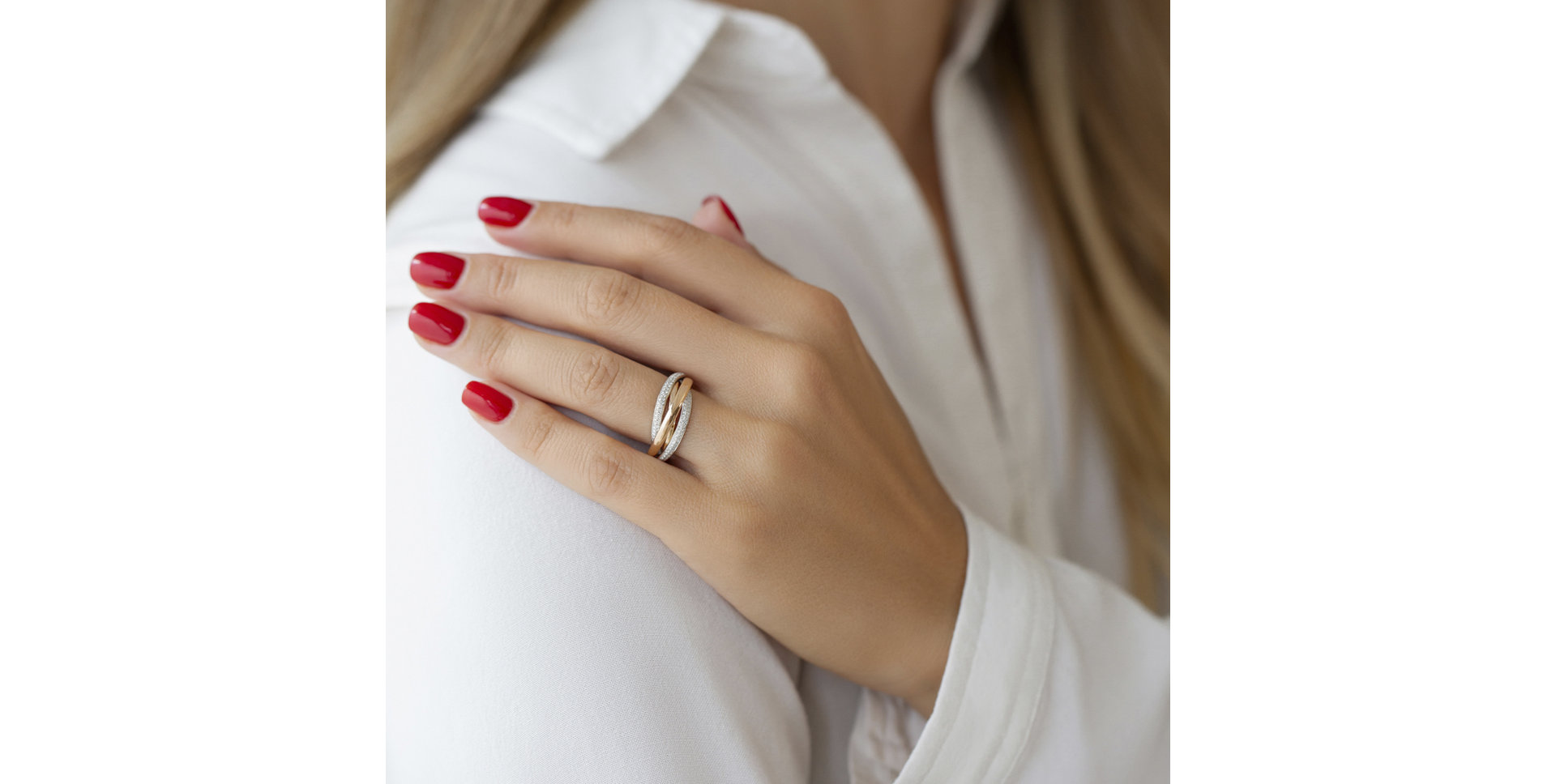 Prsten s diamanty Fortuna