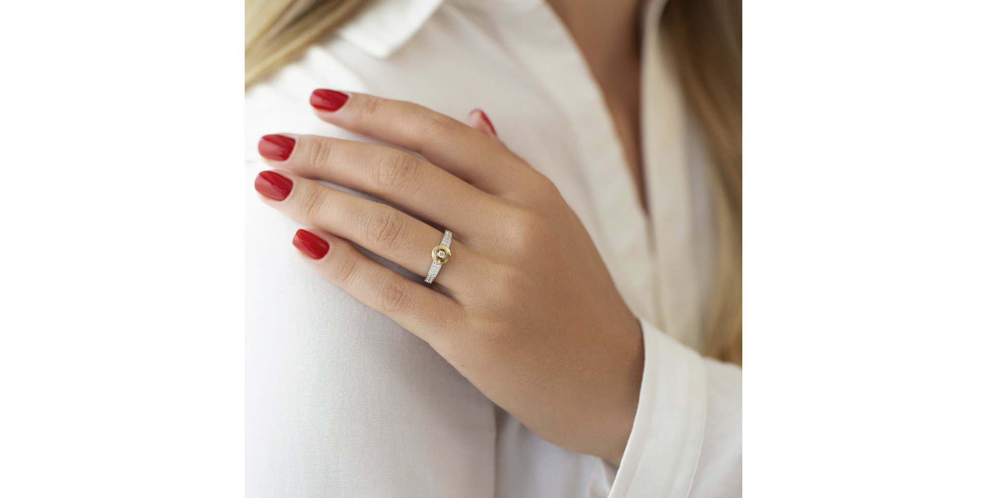 Prsten s diamanty Hervé