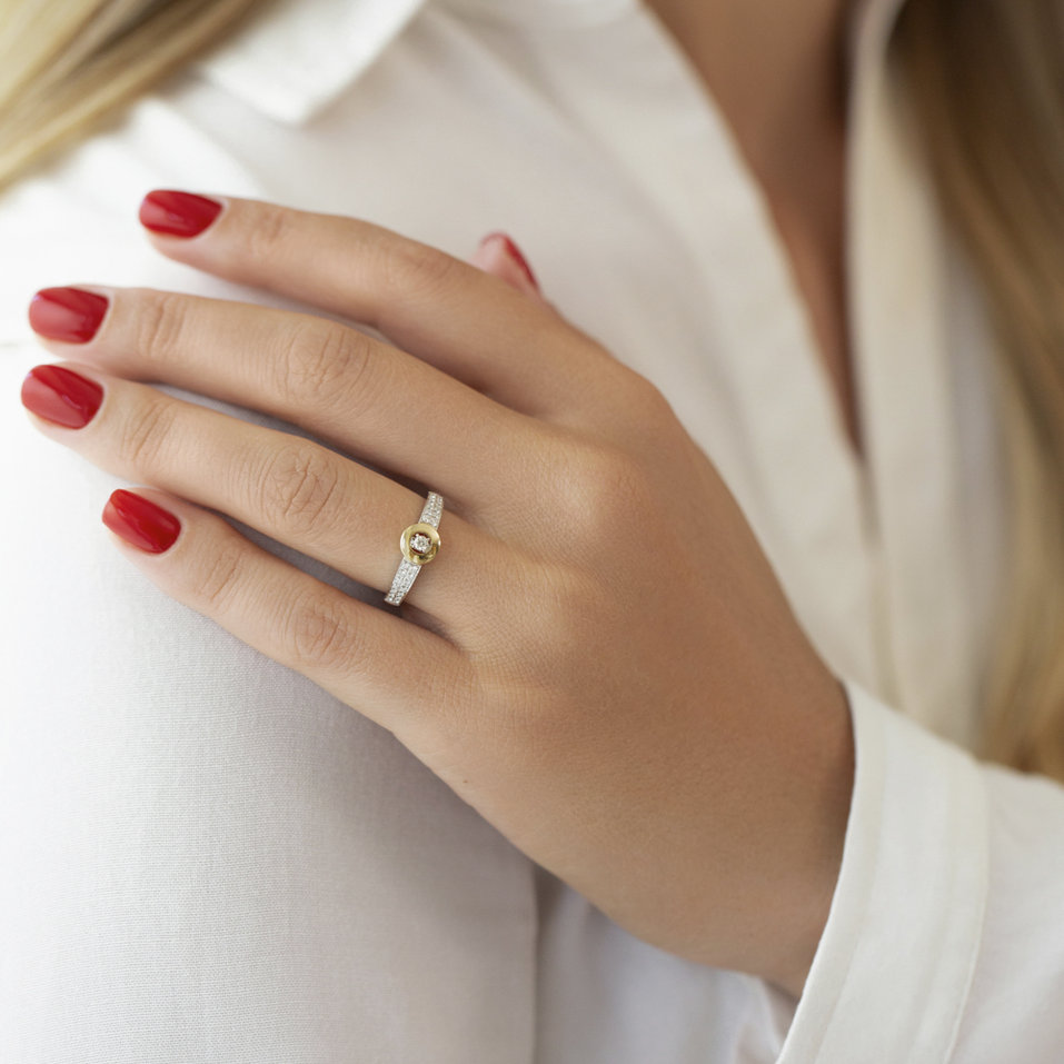 Prsten s diamanty Hervé