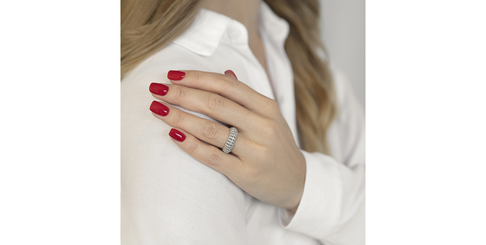 Prsten s diamanty Luxury Mosaic